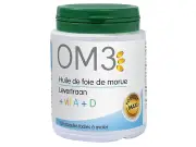 OM3 Cod Liver Oil - Vit A +D - 120 Capsules