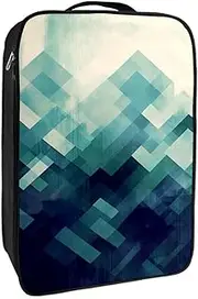 [YTYVAGT] Shoe Bags for Travel,Travel Shoe Bags for Packing,Shoe Travel Bag,Abstract Geometric Triangle Mountain