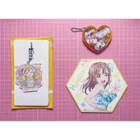 在飛比找蝦皮購物優惠-lovelive 國木田花丸 渡邊曜 壓克力 吊飾 杯墊 色