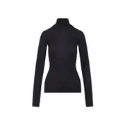 [Lemaire] Lemaire-Black Seamless Wool Top-Donna M STAND