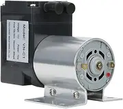 DC 12V/24V Mini Vacuum Pump, 200kpa 10W 15L/min Electric Portable Air Pump with Holder, Negative Pressure Suction Pumping Air Compressor Diaphragm Pump for DIY Projects & Gas Analysis Sampling(24V)