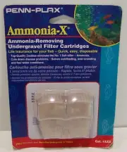 Penn-Plax 2 Pk Ammonia-X Ammonia-Removing Undergravel Filter Cartridges AX2