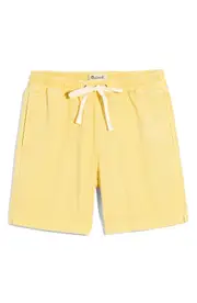 Madewell Men's Cotton Everywhere Shorts in Chamomile at Nordstrom, Size Large