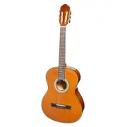 Martinez G-Series Full Size Classical Guitar with Tuner (Natural-Gloss)