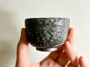 wood fired unglazed natural ash glaze high iron clay handmade teacup yunomi