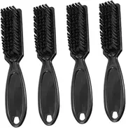 Minkissy Nylon Fade Styling Brush Barber Hair Cleaning Brush Taper Styling Tool