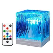 Northern Lights Aurora Projector Light,18 Colors Lighting Galaxy Projector Mood Lighting,Remote Tim White Transparent