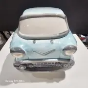 1957 Chevy Cookie Jar Wheelies 27608 Made By Applause Ceramic Brand New In Box
