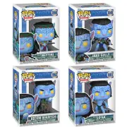 Funko POP! Movies Avatar: The Way of Water Figures - SET OF 4 [Lo'ak, Neytiri+]