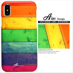 客製化 手機殼 iPhone X 8 7 6S Plus 5S SE【多款手機型號提供】木紋彩虹 Z290 保護殼