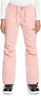 [Roxy] Women's Nadia Short Snow Pants with DryFlight Technology (X-Small, ERJTP03187, Mellow Rose (MGD0))