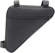 Ｓｉｍｈｏａ Bike Bicycle Frame Storage Bag Cycling Pack Bikes Front Tube Bag for Mountain Road Bike, Black