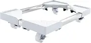 BaotyJie Computer Tower Stand CPU Holder Premium with Wheels Accessories Stable PC Cart PC Tower Stand Holder for PC Case Home Gamers, White