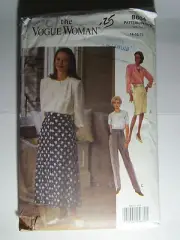New Vtg The Vogue Woman Pattern 8604 Size 14 16 18 Skirt & Pants