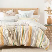 Devon Stripe Reversible Quilt Cover Set [ESSBDEVQC22]