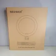 Dimmable LED Ring Light W Stand Bag Remote NIB RL-18 18" Outer Smartphone