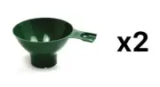 Norpro Wide Mouth Plastic Canning Funnel, 4 ¾ Inch Diameter (2-Pack)