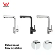 Decaura 2-Mode Kitchen Taps Sink Mixer Tap with Pull Out Spray 360° Swivel WELS