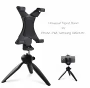Universal Tripod Stand Clamp Tablet & Phone Bracket Stand for iPhone iPad Table