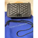 ［二手］REBECCA MINKOFF LOVE CROSSBODY BAG 鏈條包 黑色黑鏈