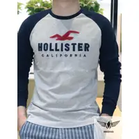 在飛比找蝦皮購物優惠-男士長袖 HOLLISTER 柔軟棉質 T 恤