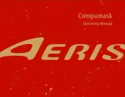 Aeris CompuMask Scuba Dive Wireless Computer Operating Manual Printed Compu Mask