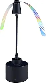 Fly Fans for Outdoor Tables - Gnat Lighting Spinner Away - Weatherproof High-Efficiency Gnat Away Fan with Light for Patio Picnic Kitchen Backyard