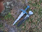 Handmade Eva Foam Elemental Ice Dagger Frostbite With Scabbard