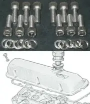 Stainless Steel ROCKER COVER SCREWS Ford V4 V6 Consul Capri TVR Allen Key