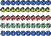 Handmade Glass Round Marble | Handmade Colorful Round Marble Crafts | Mixed Colored Decorative Glass Planet Marble for Fish Tank, Table, Crafts