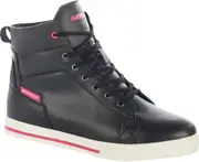 Bering Indy waterproof Ladies Motorcycle Shoes, black-pink, Size 37 for Women Black Pink