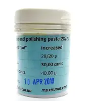 Increased concentration Diamond polishing paste 28/20 micron. 40g - 30 carat