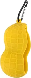 Milisten Portable Golf Ball Holder Soft Silicone Sleeve Unique Peanut Shape for Practice Competitions Versatile Golf Accessories for Men Durable Golf Ball Protection