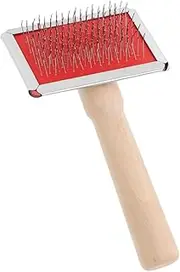 Pet Grooming Comb for Dog Cat Slicker Brush Nonslip Metal Wire Deshedding Dematting Tool for Long Smooth Hair