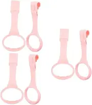 3 Pairs Pull Rings Stand up Rings for Boys and Girls Delicate Colors Walking Assistant Toys for Baby