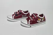 MANLY SEA EAGLES NRL FOOTY FEET KIDS CANVAS SHOES WITH HOOK AND LOOP CLOSURE