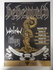 BEHEMOTH 2015 A2 Australian Tour Poster