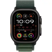Apple Watch Ultra 2 49mm Black Titanium Case GPS + Cellular Loop (M) (Dark Gren Alpine)