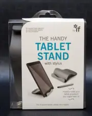 The Handy Tablet Stand with Stylus by IF ~ Grey ~ New