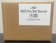 2022 Leaf Pro Set Soccer Factory Sealed 10 Hobby Box Case