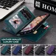 For Samsung A20 A30 A50 A70 case Luxury Leather Wallet Card Galaxy slot Cover