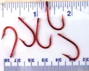 1000 Matzuo 130060 Red Live Bait O'Shaughnessy Fish Fishing Hooks size 2