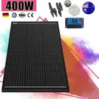 12V 400W Fixed Solar Panel Kit Mono Generator Caravan Camping Charger Controller