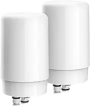 AQUACREST Replacement for Brita On Tap Basic Water Faucet Filtration System Filter (Pack of 2)