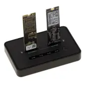 Dock Station Clone for 2 SSD M2 Nvme M Key With Linkage USB3.2 Gen2x2 20 G