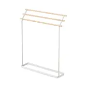 Yamazaki Tosca White Bath Towel Hanger