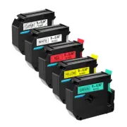5PK Compatible with Brother PT-100 M-K121/221/421/621/721 Label Maker 3/8" Tape