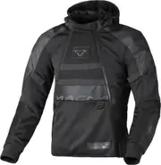 Macna Rebelite Motorcycle Textile Jacket, black, Size L for Men