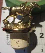 BLANTONS GOLD Bourbon T STOPPER whiskey bottle jockey buffalo trace empty a