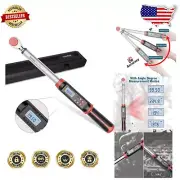 Accurate 3/8-Inch Digital Torque Wrench w/ 500 Data Storage & Angle Settings